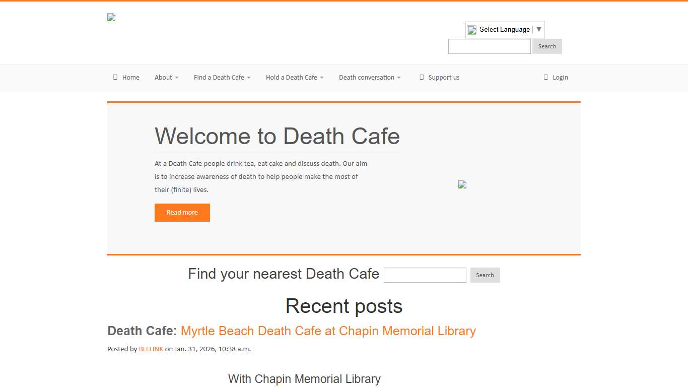 Welcome to Death Cafe